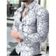 thumbnail image 3 of Camisas de primavera con estampado 3D de cuadros y flores para hombre, camisa de manga larga con solapa y botón, camisas Y2k, ropa informal ajustada a la moda, 3 of 5