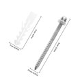 thumbnail image 2 of unbranded 2Ud Kit Universal De Tornillos Y Pernos Para Asiento De Inodoro Resistente, 2 of 7