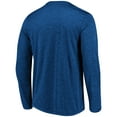 thumbnail image 3 of Men's Majestic Heathered Royal New York Mets Big & Tall Long Sleeve Team T-Shirt, 3 of 4