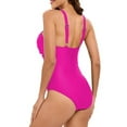 thumbnail image 3 of Rosvigor Womens One Piece Swimsuits Bathing Suits Summer Tummy Control Swimwear, 3 of 5