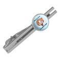 thumbnail image 1 of Don't Be Scared I'm Trying to Flirt Kawaii Chibi Heart Round Tie Bar Clip Clasp Tack Silver Color Plated, 1 of 5