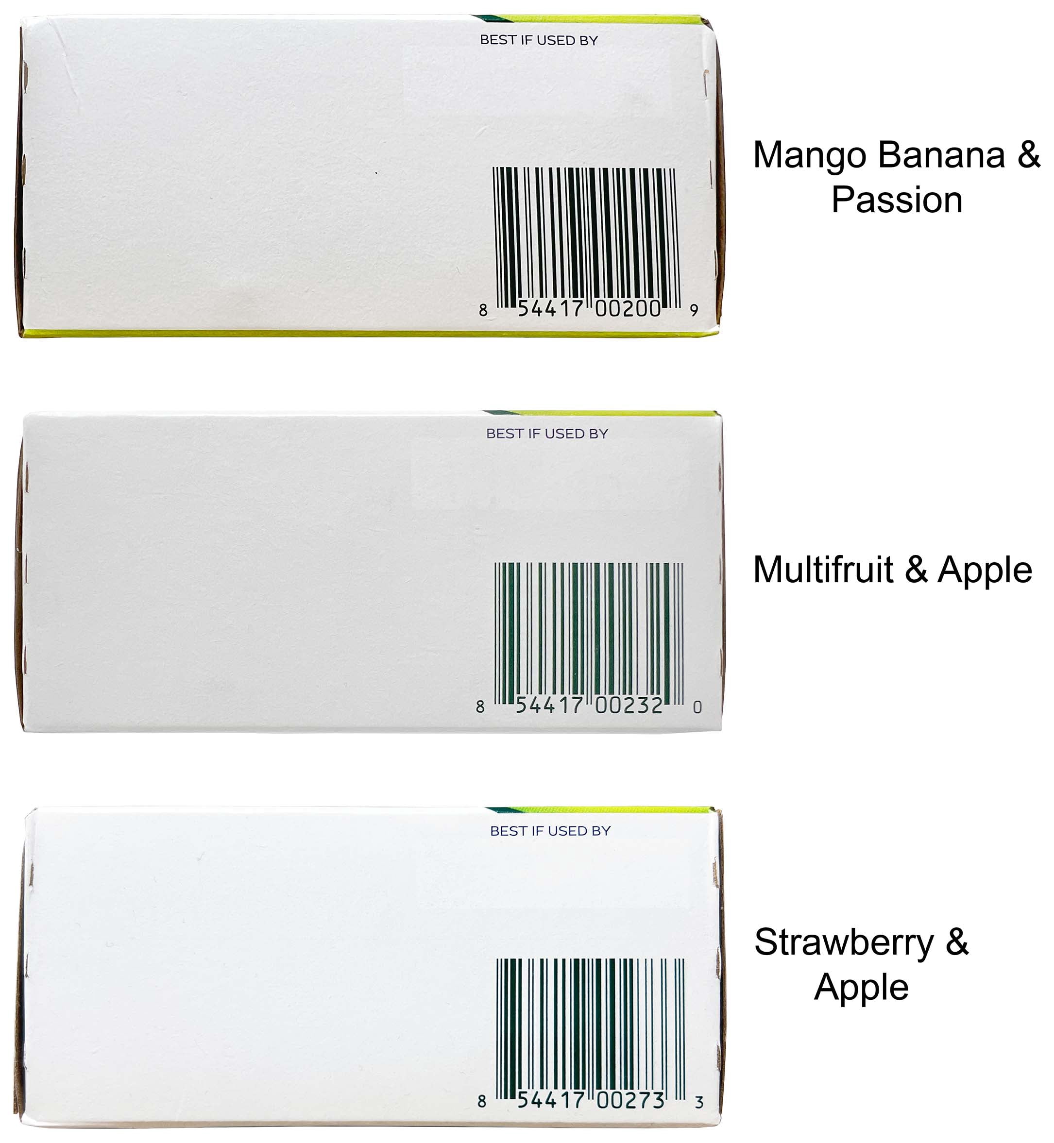 Buddy Fruits Blended Fruit Pouches - 3 Flavors - 1  Each: Mango Banana, Strawberry Apple, Multifruit and Apple (12.8 oz) + MerlinsMart Zine