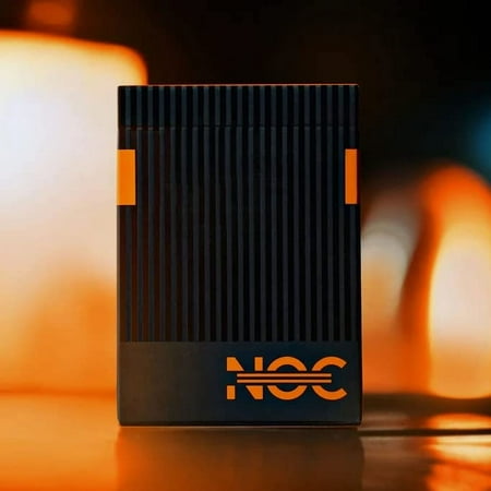 Milesmagic Noc 3000x3 Playing Cards Limited (Human) Edition Poker Magic Collectible Deck By The Blue Crown Company & House Of Playing Cards Black & Orange | Use For Party & Game