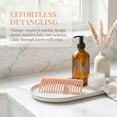 thumbnail image 7 of Wide Tooth Detangling Comb for Curly & Wet Hair – 1-Pack No Handle Styling Brush, Acetate Fiber Shampoo Comb, 7 of 7