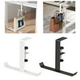 thumbnail image 2 of Space Saving Under Desk Hook Flexible Positioning Table Hook Sturdy Desk Hook For Enhancing Space Management, 2 of 14