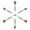 thumbnail image 4 of Fat Cat Twin Pack Steel Tip Dart Set, 6 Darts, 19 Grams, 4 of 6
