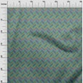 thumbnail image 2 of oneOone Organic Cotton Poplin Twill Fabric Herringbone Geometric Decor Fabric Printed BTY 42 Inch Wide, 2 of 4