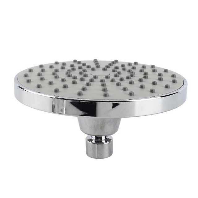 Pommeau de douche rond haute pression à effet pluie de 6 pouces, chromé, avec pulvérisateur supérieur, accessoires de salle de bain
