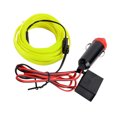 thumbnail image 4 of Tira de luces LED para iluminación Interior de coche de 3M, guirnalda de luces LED para coche, línea de tubo de cuerda de alambre, tira de luz Automoción decorativa y accesorios Verde fluorescente Kenally VI000918-08B, 4 of 6