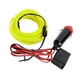 thumbnail image 4 of Tira de luces LED para iluminación Interior de coche de 3M, guirnalda de luces LED para coche, línea de tubo de cuerda de alambre, tira de luz Automoción decorativa y accesorios Verde fluorescente Kenally VI000918-08B, 4 of 6