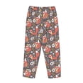 thumbnail image 5 of Naloa Foxes Print Women’s Ultra-Soft Comfy Pajama Lounge Pants with Pockets & Drawstring, 5 of 8