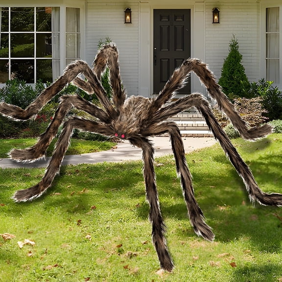 78" Halloween SliverGolden Giant Spider Decorations