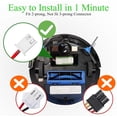 thumbnail image 3 of New Battery for Shark RV2300 RV2303AE RV2310AE RV2320S RV2360AE RV2400WD RV2402WD AV2310AE UR2350AE UR2360S, 3 of 4
