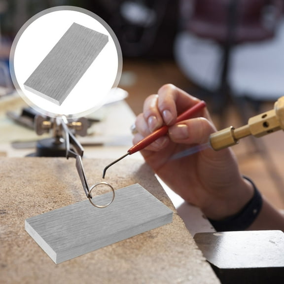 QIFULL Solid Metal Iron Block Accessories Silver 1Pcs For Industrial Use In Furniture Manufacturing