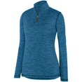 thumbnail image 1 of ASI 2957.089.S Ladies Intensify Black Heather 1 by 4 Zip Pullover, Columbia Blue - Small, 1 of 1