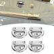 thumbnail image 4 of Ojo De Almohadilla Plegable De Grado Marino, Ganchos De Ojo De Almohadilla Plegable En Forma De D De Tacto Brillante De 8MM Para Barco, 4 of 7