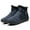 Blue shoes, variant on Valentine's Day Womens Boots Winter Warm Waterproof Cotton Shoes Nylon Snow Ankle Booties Botas,Black,9.5-10