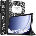thumbnail image 1 of KOMI Case for Samsung Galaxy Tab A9+/A9 Plus 11 Inch 2023, Slim Lightweight Stand Hard Back Shell Protective Cover for All-New Galaxy Tab A9+ Tablet SM-X210/X216/X218, Black Notebook, 1 of 5