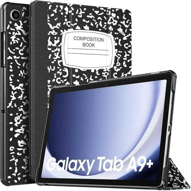 KOMI Case for Samsung Galaxy Tab A9+/A9 Plus 11 Inch 2023, Slim Lightweight Stand Hard Back Shell Protective Cover for All-New Galaxy Tab A9+ Tablet SM-X210/X216/X218, Black Notebook