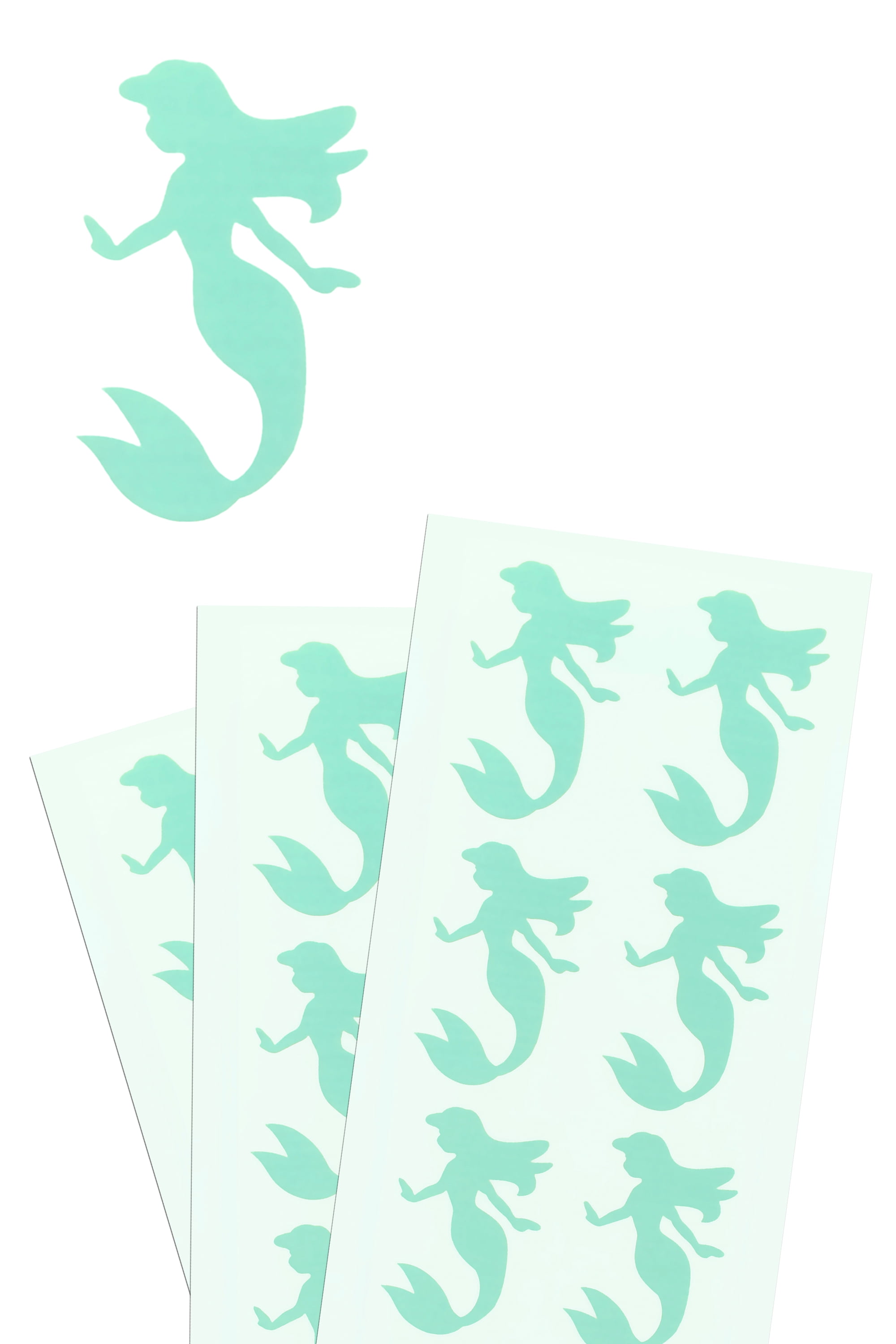 25 Mermaid stickers Party favors  Birthday Party under the sea envelope seals 