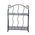 thumbnail image 5 of OUNONA  Desktop Storage Shelf Iron Bookshelf Easy Assembly Rack Office, 5 of 8