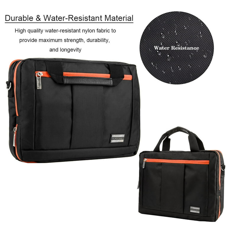 17.3 inch laptop backpack nylon water-resistant briefcase macbook chromebook 3 In 1 Convertible Laptop and Tablet Briefcase Messenger Shoulder Bag  Backpack 11.6 Inch Chromebook Bag for Men Women Work Business Travel School