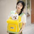 thumbnail image 4 of Cute Cartoon Cat Front and Back Backpack for Dogs To Go Out in All Seasons Breathable Cat Bag Chest Bag Pet Backpack, 4 of 6