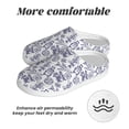 thumbnail image 6 of Lsque World Travel2 Pattern Womens Comfort Cotton on Scuff With Memory Foam and Anti-skid Sole Slipper-37/38, 6 of 7