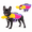 Purple, variant on Dog Life Jacket with Chin Float Adjustable Pet Swim Vest with Rescue Handle and D Ring for Beach Pool