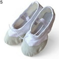 thumbnail image 2 of SPRING PARK Girls Canvas Ballet Shoes Ballet Slipper for Kids Women Yoga Shoes for Dancing, 2 of 7