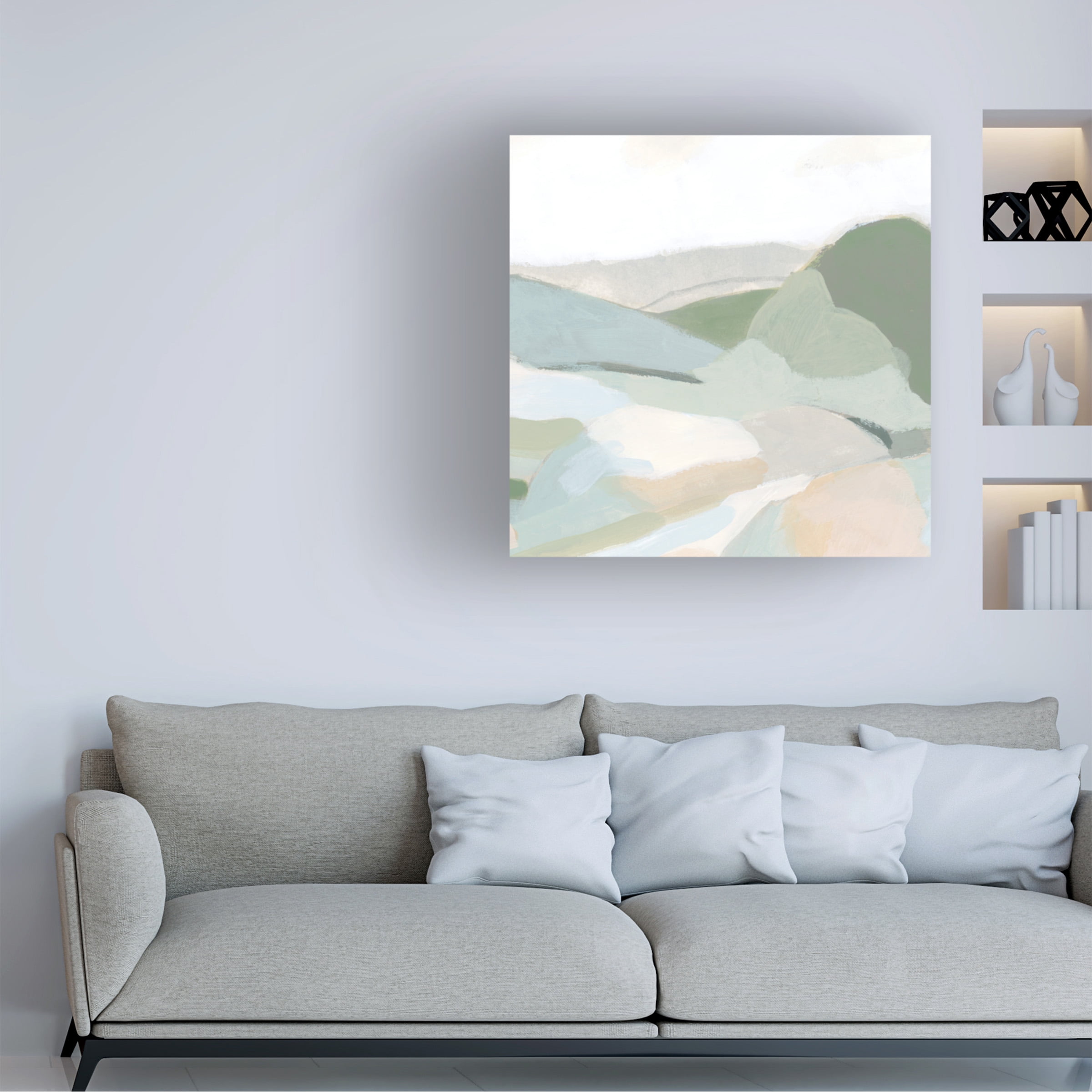 June Erica Vess 'Tonal Vista IV' Canvas Art