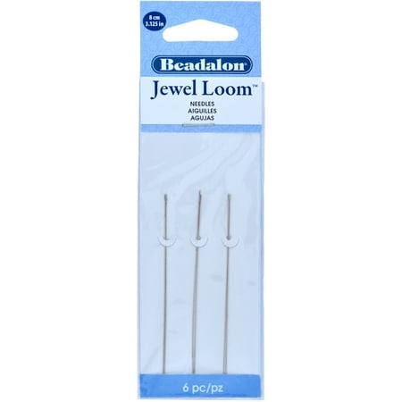 UPC: 0035926121904 | Beadalon Jewel Loom(TM) Needles 6/Pkg-3.125