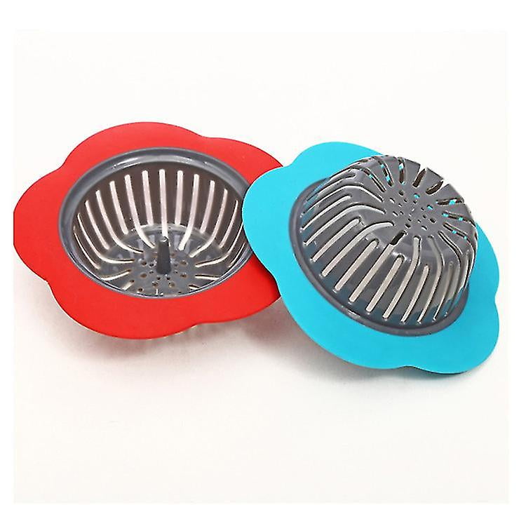 Kitchen Sink Strainer Set of 2 Stainless Steel Clog Proof Rust Proof with Large Wide Rim for Kitchen Sink