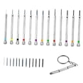 thumbnail image 2 of 13 Pieces Watch Repair Screwdriver Set Sturdy Portable Jewelry Making Tool Screws Small Home for Watch Jewelers Glasses Computer Phone, 2 of 8