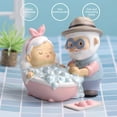 thumbnail image 4 of Cartoon Couples Action Figure Figurines mini Romantic Ornament With light for Valentine‘s Day gift, 4 of 13