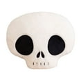 thumbnail image 2 of Deeceymbur Halloween Adorable Skull Plush Pillow 12.60x14.96in Soft Cotton Filled Multi Scene Car Sofa Bedroom Office Cushion Festive Decor Gift, 2 of 6