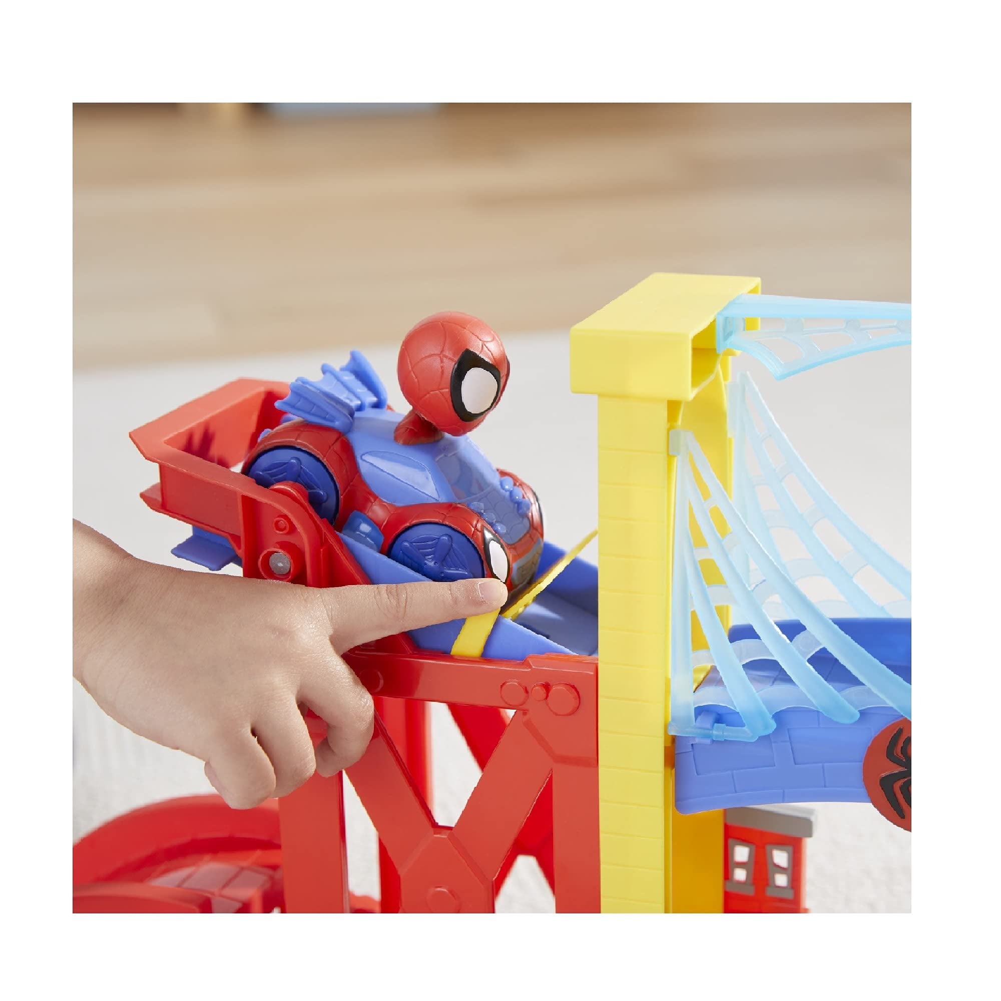 HASBRO Marvel Spidey E I Suoi Fantastici Amici - Mini Playset City Block Con Personaggio Assortito 10cm