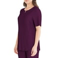 thumbnail image 5 of ClimateRight by Cuddl Duds Modern Fit Short Sleeve Scrub Top (Women's), 1 Count, 1 Pack, 5 of 6