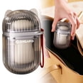 thumbnail image 2 of 1 Pc Travel Soap Case, Leakproof Soap Container with Lid, Portable Bar Soap Holder for Traveling, Soap Dish for Bathroom, Shower, Gym, Camping, Vacation, Outdoor, 4.53x2.95x1.77 Inch, Gray, 2 of 9