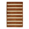 thumbnail image 2 of EORC Rust Hand-Tufted Wool Transitional Modern Tufted Rug, 5' x 8'-Color:Rust,Material:Wool, 2 of 3