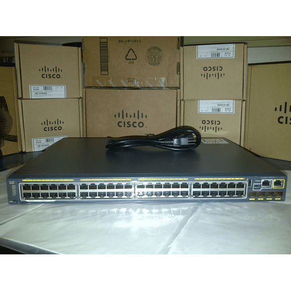 USED Cisco WS-C2960S-F48FPS-L Fast Ethernet 48 Port PoE+ Switch