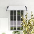 thumbnail image 4 of 48" x 40" Window Outdoor Awning Door Canopy Exterior Awning Canopy Gray, 4 of 9