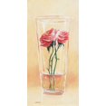 thumbnail image 2 of Roelofs, Wouter 14x24 Black Ornate Wood Framed with Double Matting Museum Art Print Titled - First rose of the season I, 2 of 4