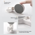 thumbnail image 3 of Cateissary Colgador de almacenamiento para montar en la pared, gancho de baño sin perforaciones, resistente al agua, a prueba de humedad, Juegos de accesorios de baño, 3 of 6