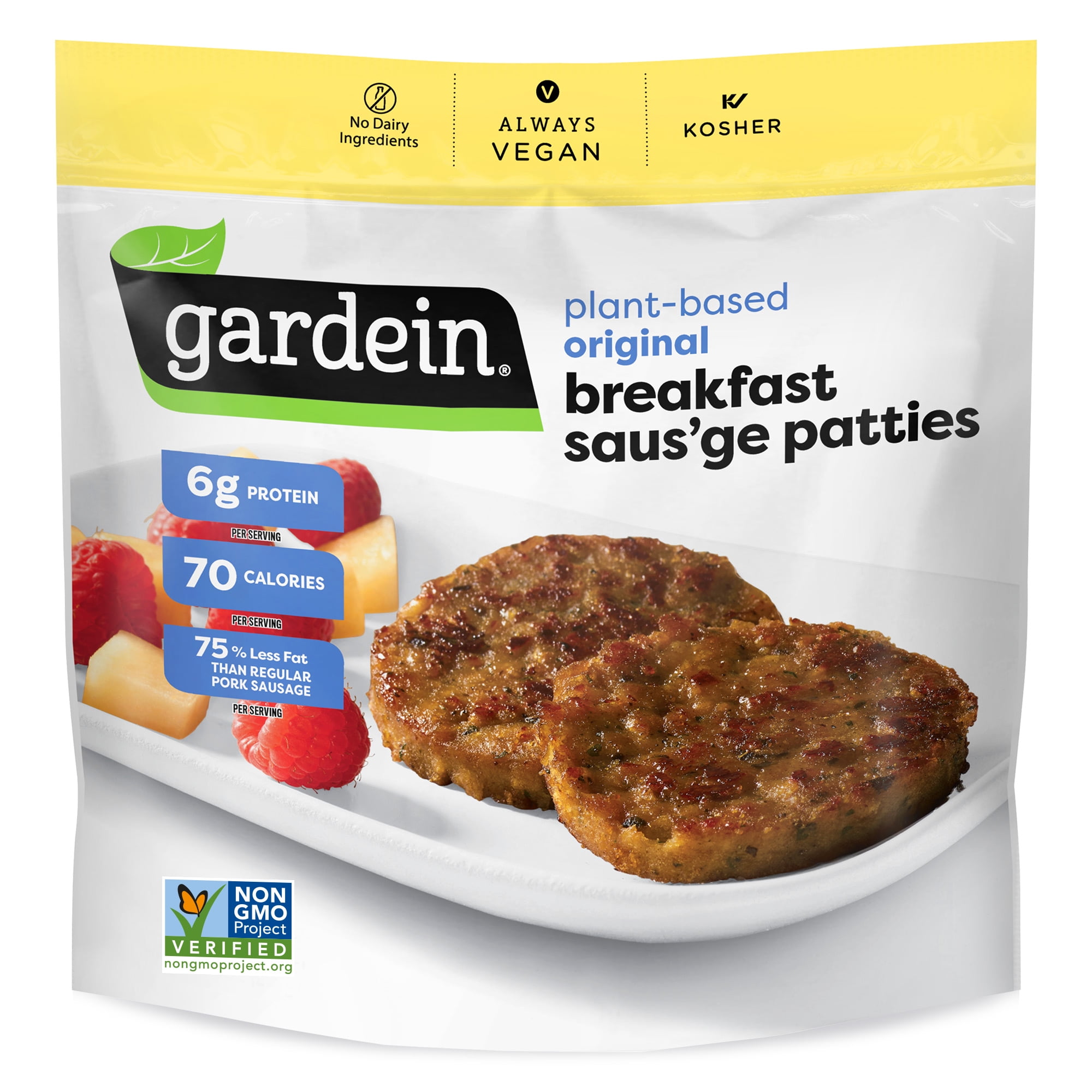 Gardein PlantBased, Vegan Original Breakfast Saus�age Gardein PlantBased, Vegan Original Breakfast Saus�age