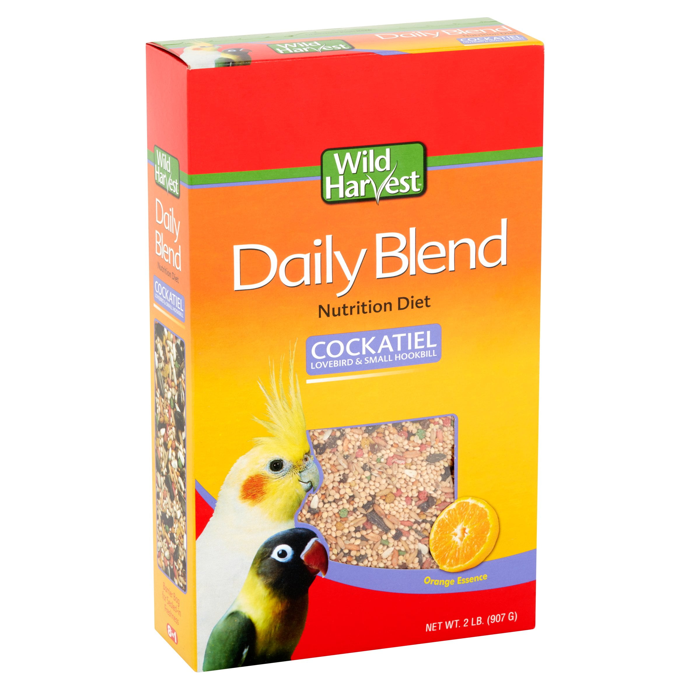 (6 pack) Wild Harvest Daily Blend for Cockatiels, Hookbills and Lovebirds, 2 lb