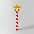 thumbnail image 5 of Fan-Favorite Christmas Wand Tree Light Controller - Red & White Striped Star Glowing Remote, Long-Distance Easy-Operate Design with 3 Modes for Christmas Tree Lights & Home Festive Decor, 5 of 8