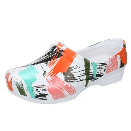 

Unisex Printed Garden Clogs Waterproof & Lightweight EVA Shoes -slip Nursing Slippers Women or Men Sandals for Homelife Work