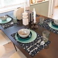 thumbnail image 6 of Placemats Set of 4 / 6, Dog Paw Placemats for Dining Table Indoor/Outdoors Heat Resistant Washable Placemats 18" x 12", 6 of 8