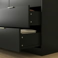 thumbnail image 5 of Jopath Modern 6 Drawer Dresser,Wood Chest of Drawers,Wide Storage Cabinet for Bedroom,Living Room,Hallway,Black, 5 of 7